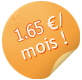 hébergeur internet à partir de 1,30€ par mois