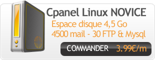 hébergement internet 4,5Go